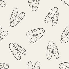 doodle plaster seamless pattern background N2