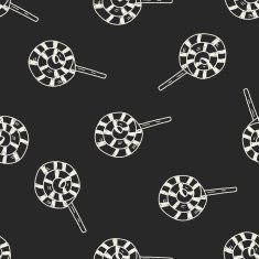 candy doodle seamless pattern background N32