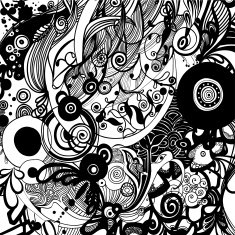 Multicolored patterns Stylish backgrounds with linear doodles scales diagonal wavy N4