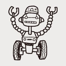 robot doodle N758