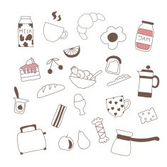 Different doodle sweetheart food N2
