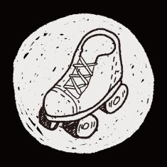 doodle roller skates N12