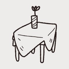 doodle table N23