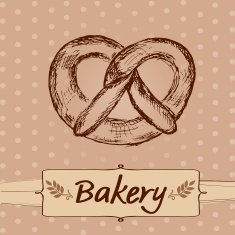 Retro style bakery template N4