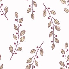 Seamless pattern background with branch