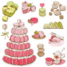 Macaroons and Dessert Collection N2