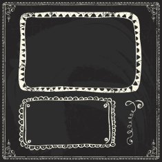 Doodle frame Chalkboard N5