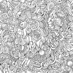 Seamless pattern with beauty and cosmetics N2