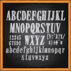 Lettering blackboard N7