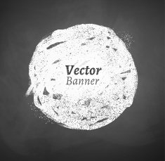 Chalked banner