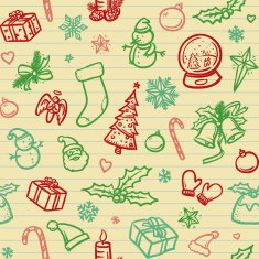 Seamless Christmas Background N8