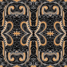 Seamless Abstract Tribal Pattern (Vector) N9
