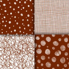 Vector seamless pattern set N5
