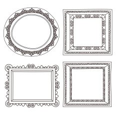 Elegant Ornate frames N4