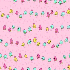 cute little chicks seamless pattern N4