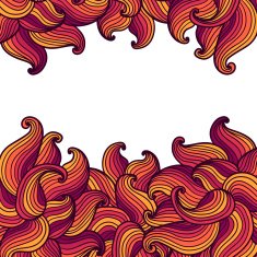Hand drawn wavy background N16