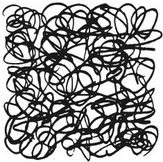 Black And White Abstract Pencil Scribble