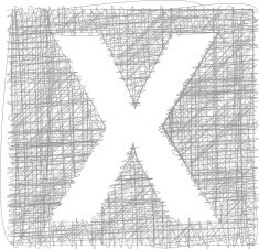 Freehand Typography Letter x N6