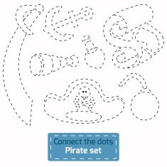 Connect the dots (pirate set)