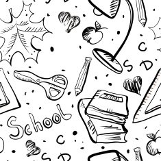 Seamless education wallpaper background N8
