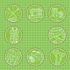 Sewing theme icon