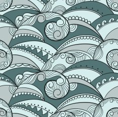 abstract seamless waves