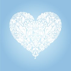 Floral heart N10