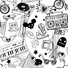 Seamless music background N5