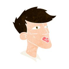 cartoon male model guy N14