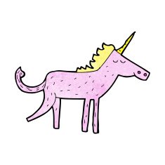 Cartoon Unicorn N101