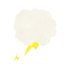 cartoon thundercloud symbol N13