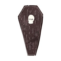 spooky cartoon coffin N30