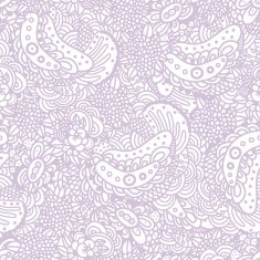 Funny doodle seamless pattern on pastel background
