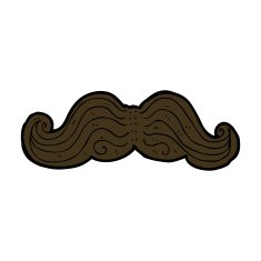 Cartoon Mustache N61