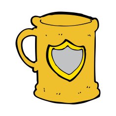 cartoon tankard N14
