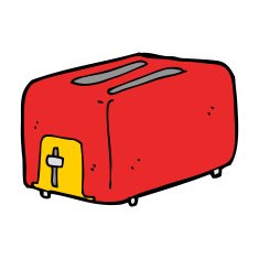 Cartoon Toaster N35