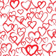 seamless hearts pattern N2