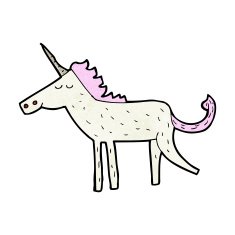 Cartoon Unicorn N104