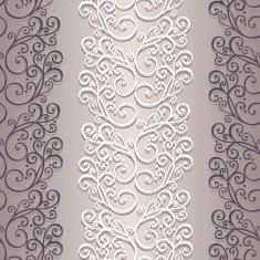 Seamless Ornate Pattern (Vector) Hand Drawn Texture N166