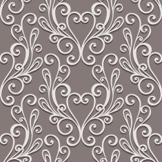 Seamless Ornate Pattern (Vector) Hand Drawn Texture N169