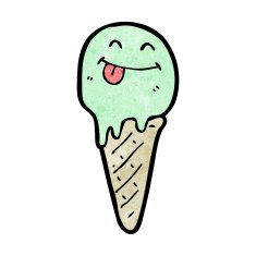 Cartoon Ice Cream N75