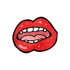 Cartoon Lips N41