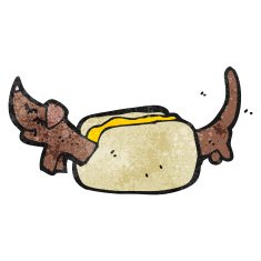 Cartoon Sausage Dog N7