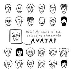 Sketchnote Avatars N4