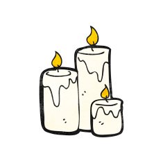 Cartoon Candle N23