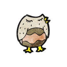 Cartoon Owl N246