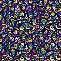 Seamless psychedelic print Endless background