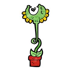 cartoon carnivorous plant N8
