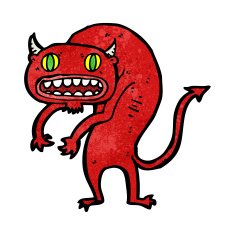 Cartoon Devil N96