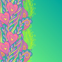 Heart background template